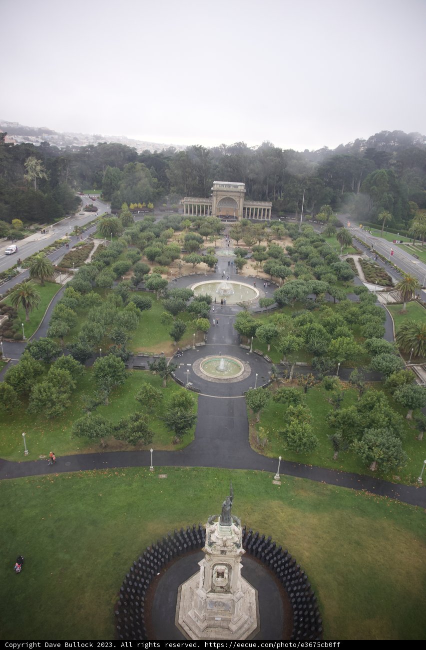 Aerial Panorama of Golden Gate Park