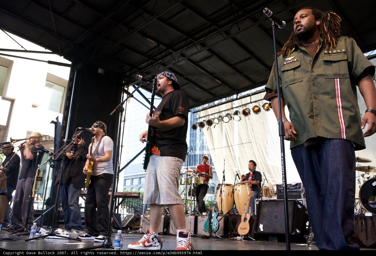Ozomatli Band Performing Live on Stage