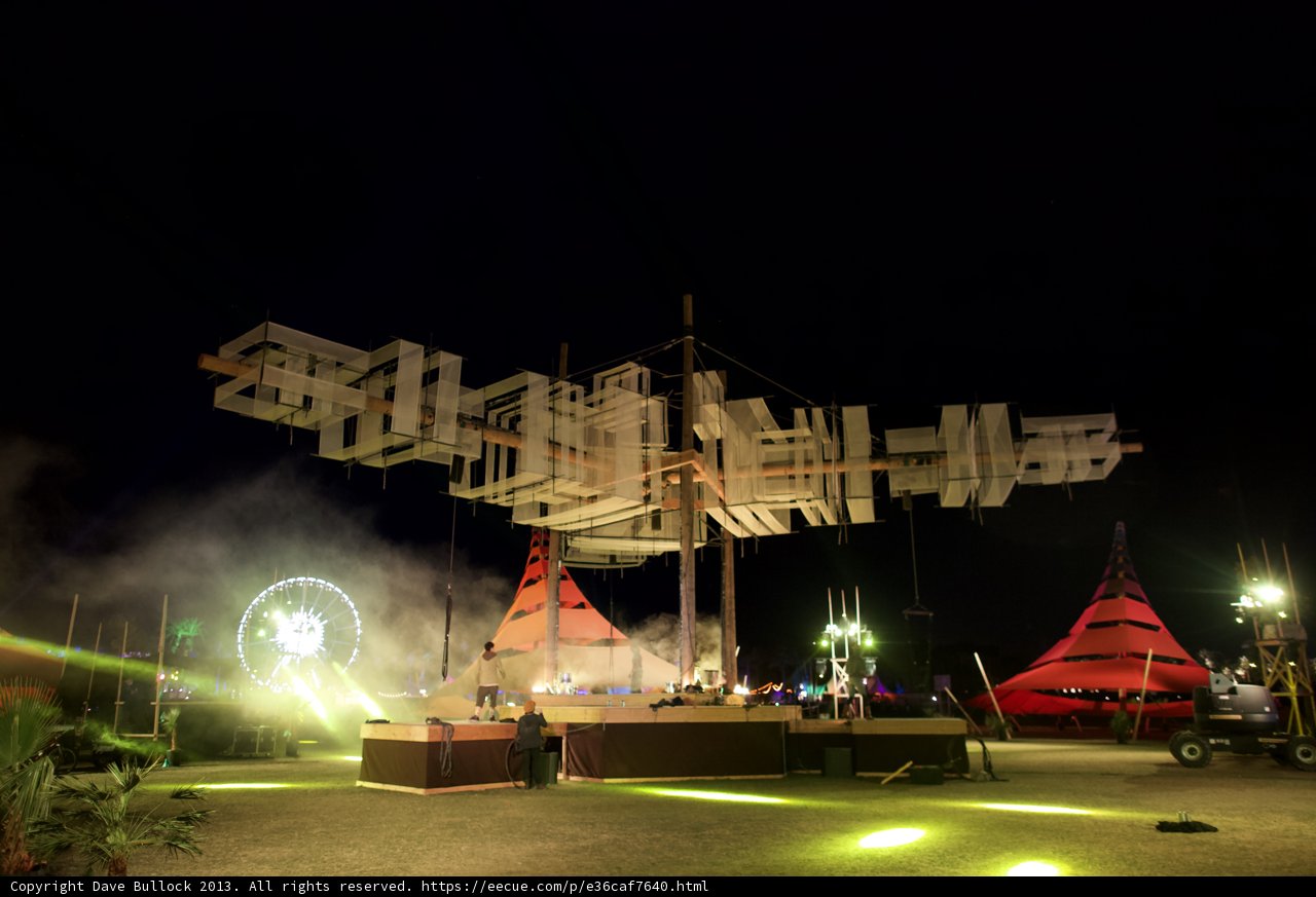 Illuminated Stage at Coachella