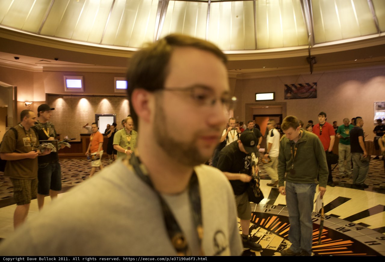 A Man in a Sea of People