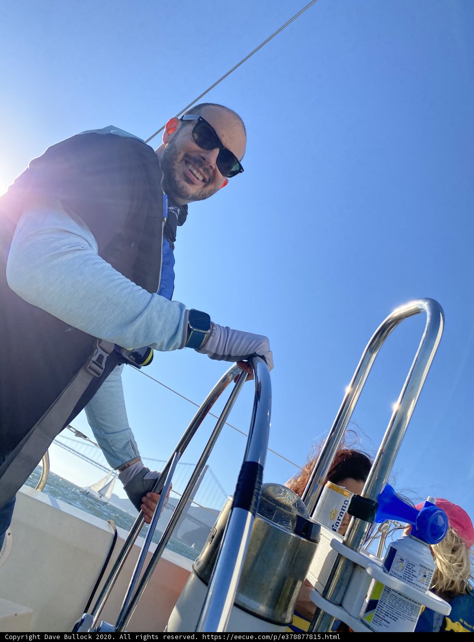 Captain Dave B Enjoying The Bay