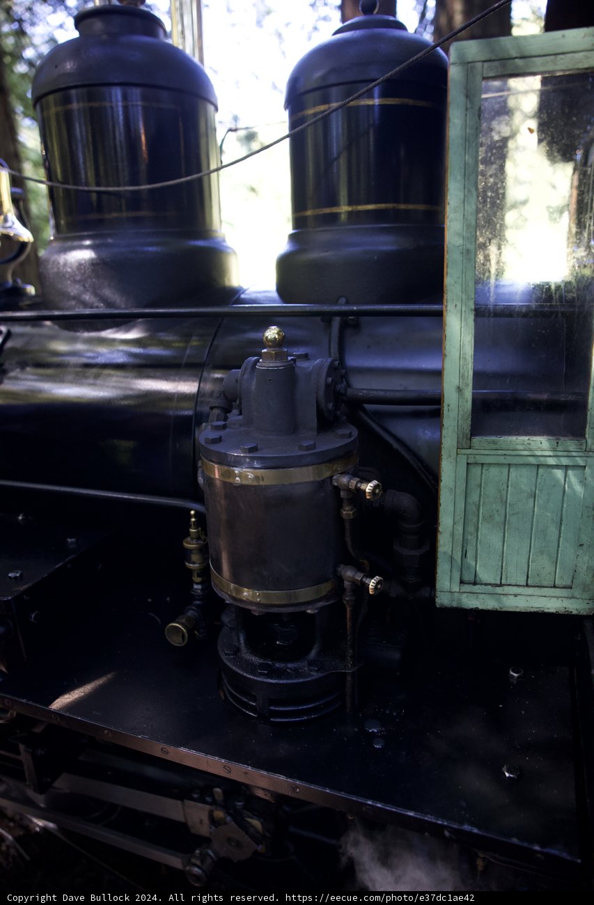 Echoes of the Steam Age: Close-up of a Classic Locomotive