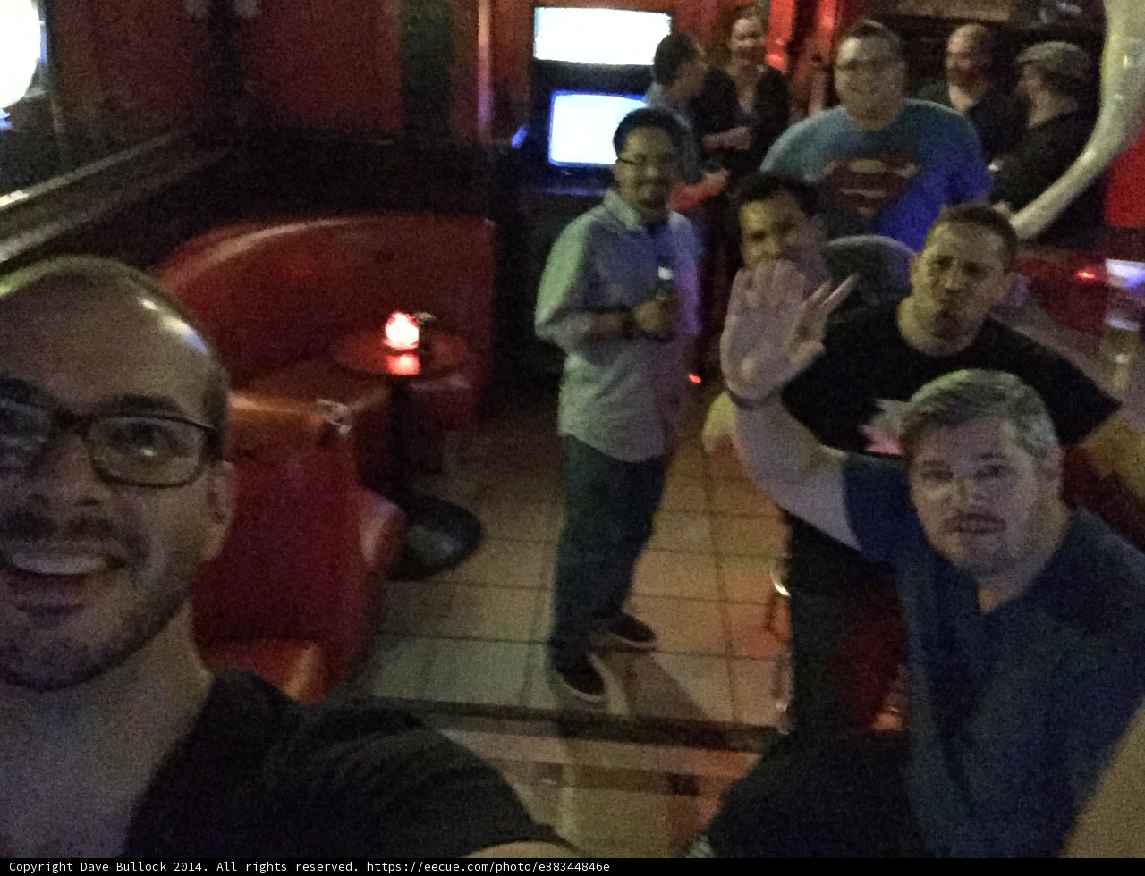 Selfie in the Urban Night Club
