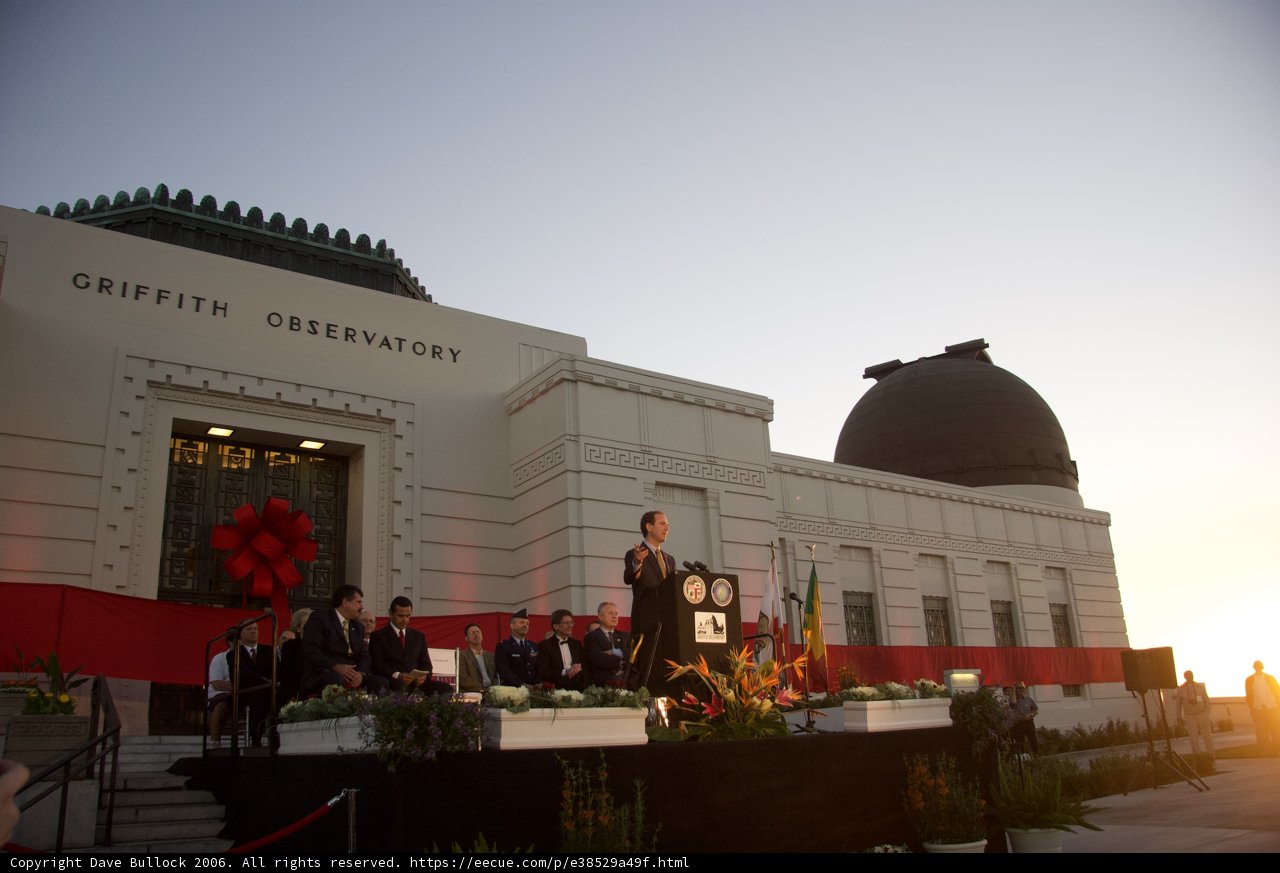Obama Speaks at Hollywood Sign Observatory Grand Opening