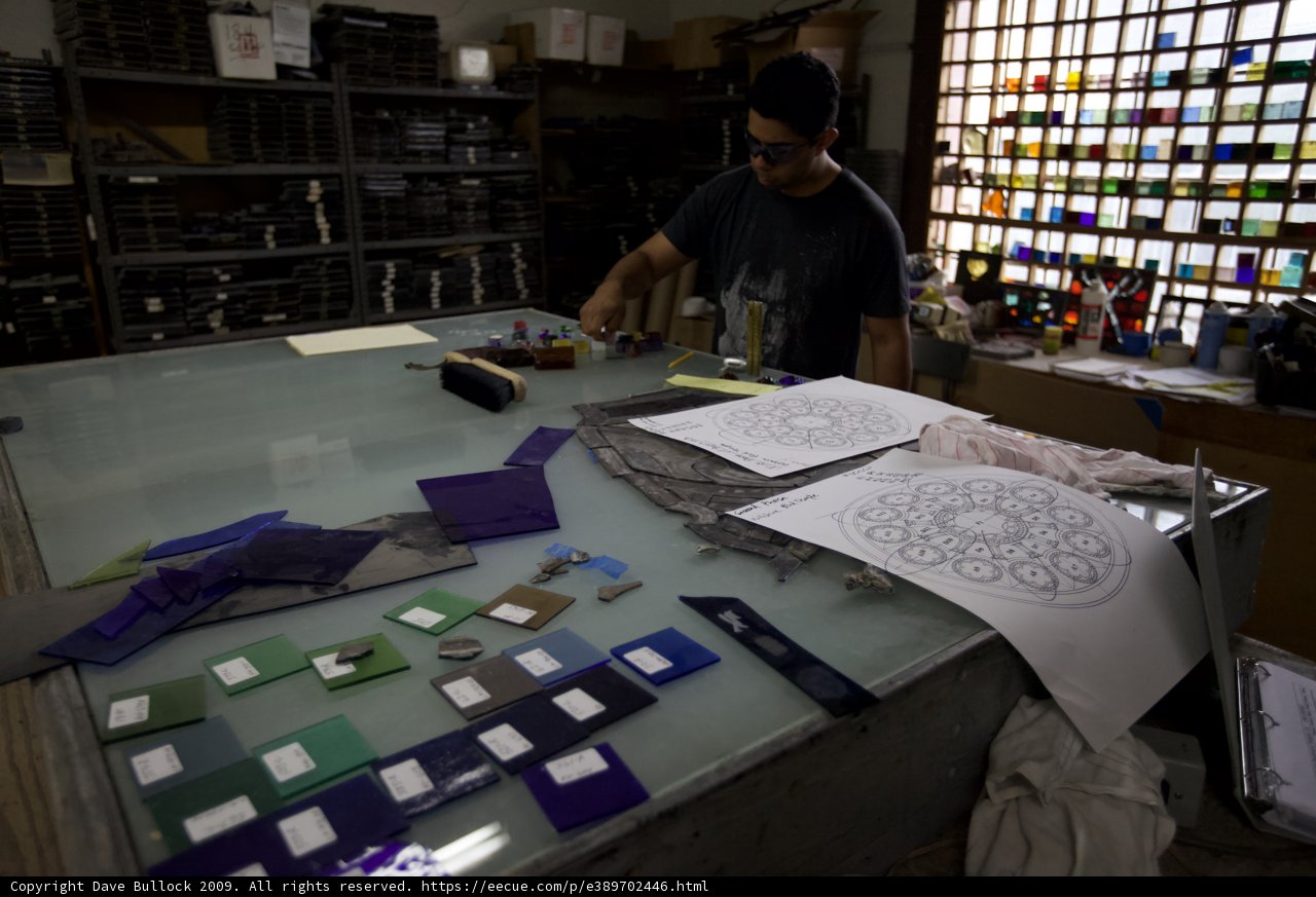 Crafting Glass Art in a Workshop