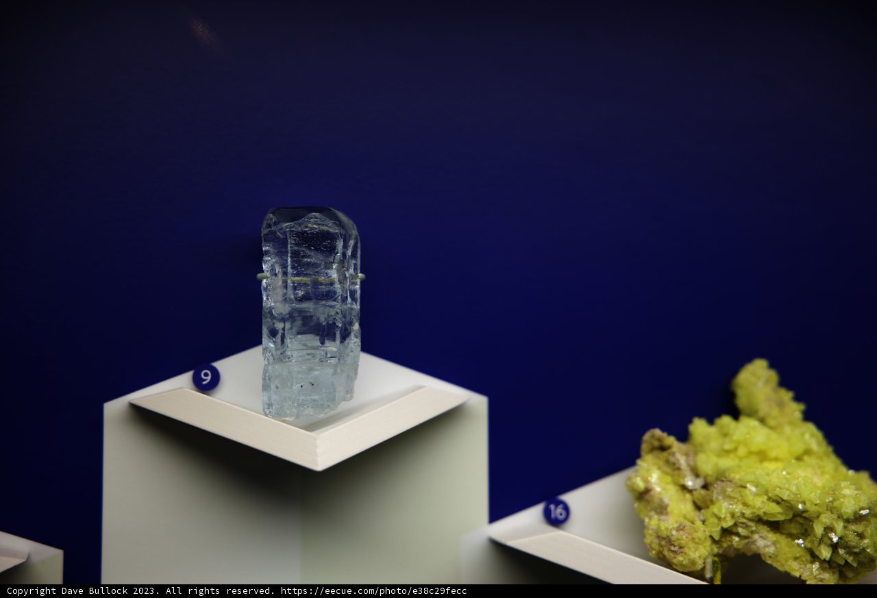 Magical Blue Crystal Display