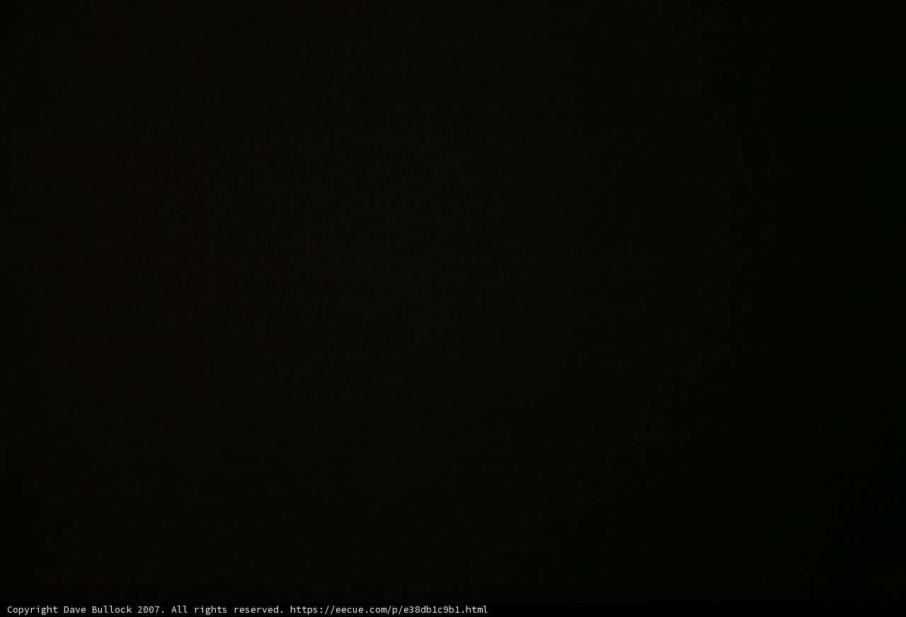 The White Object Against a Starry Night Sky