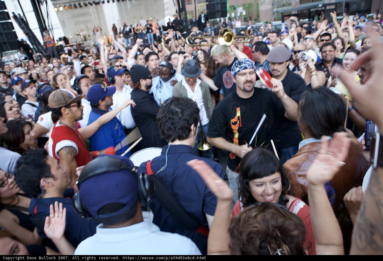 Ozomatli's Grand Performance Captivates the Crowd