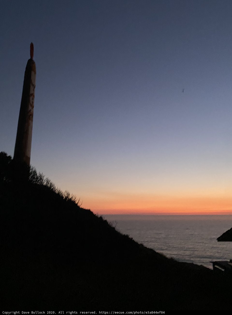 Serene Sunset at Jenner Lighthouse