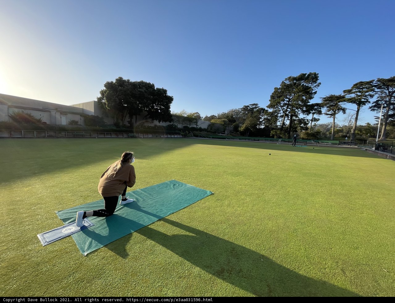 Practicing Golf in Golden Gate Park
