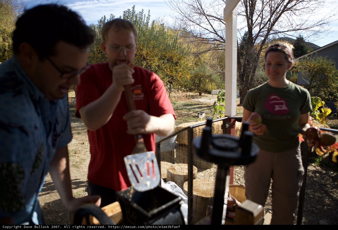 Autumn Apple Pressing at the Farm