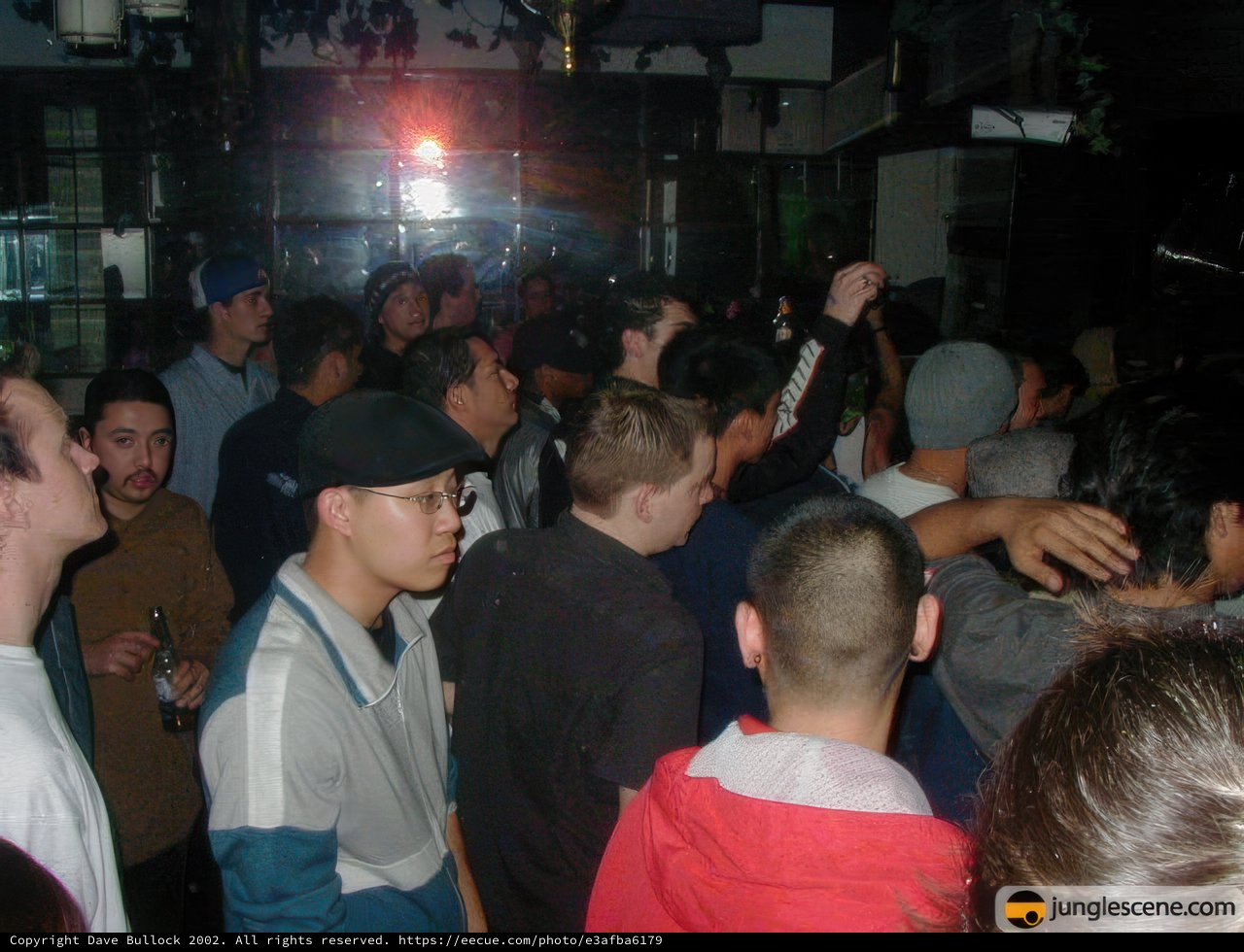Nightclub Crowd in Urban Setting