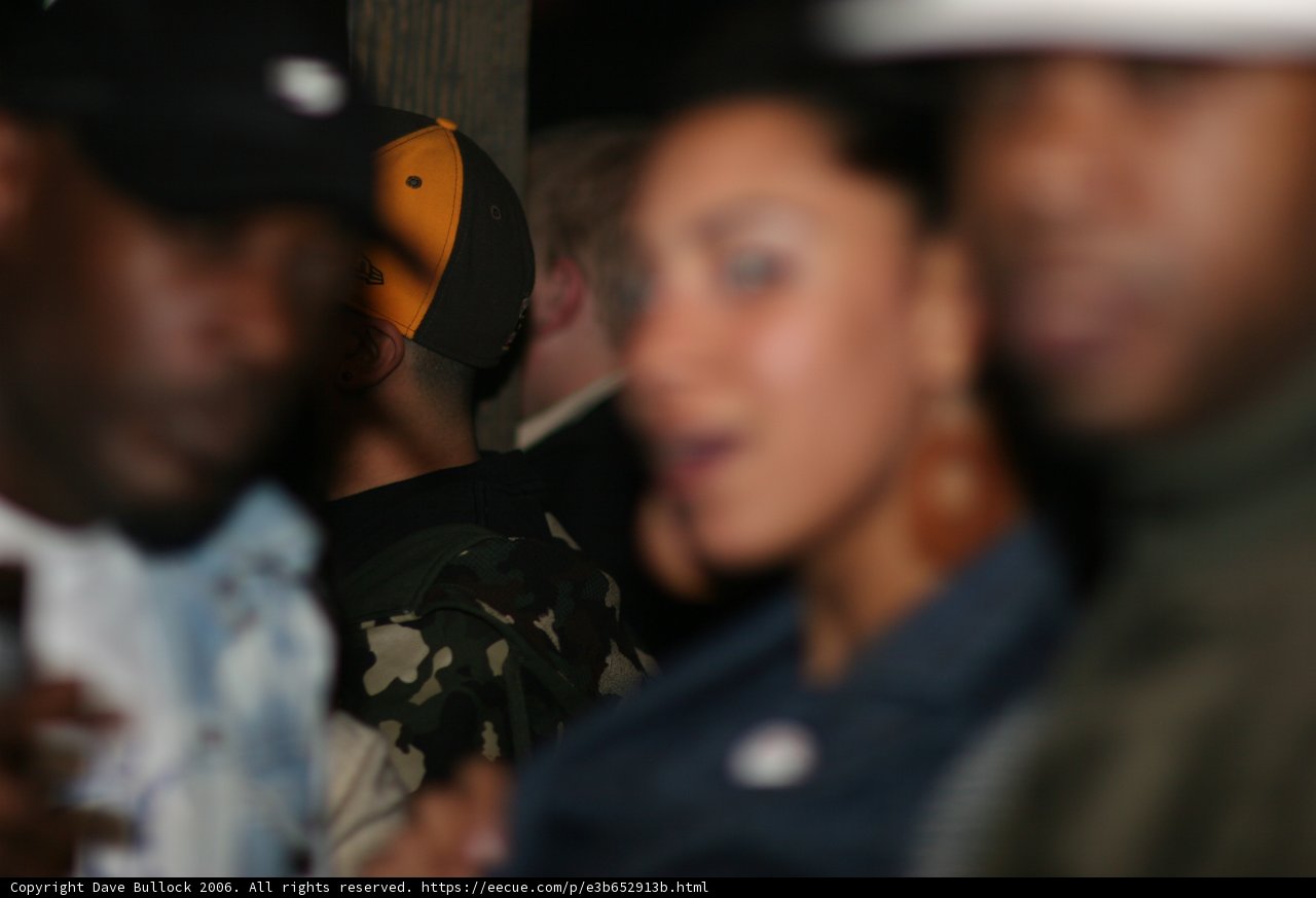 Partygoers in Military Hats