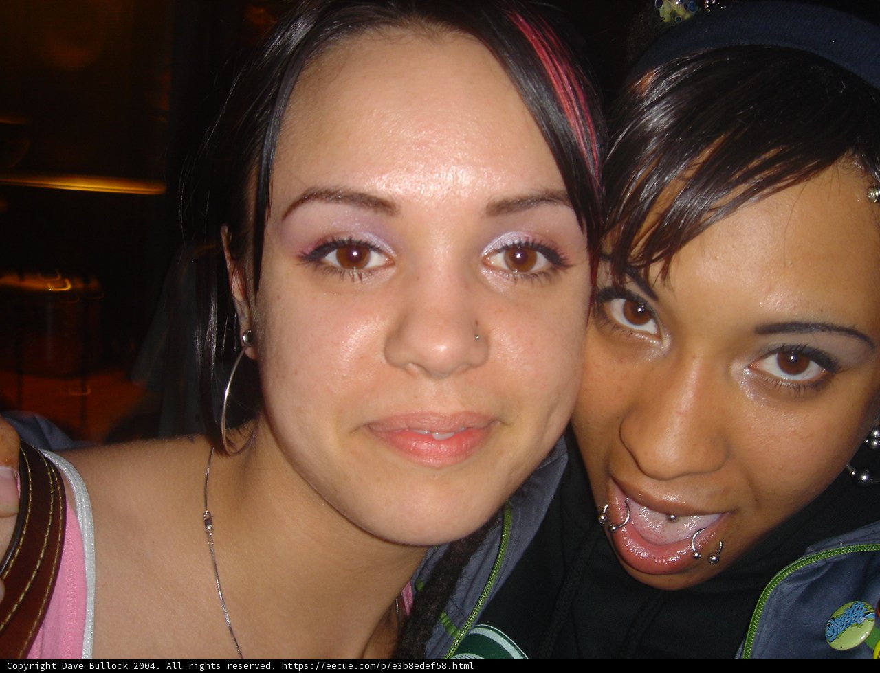 Two Women Strike a Pose
