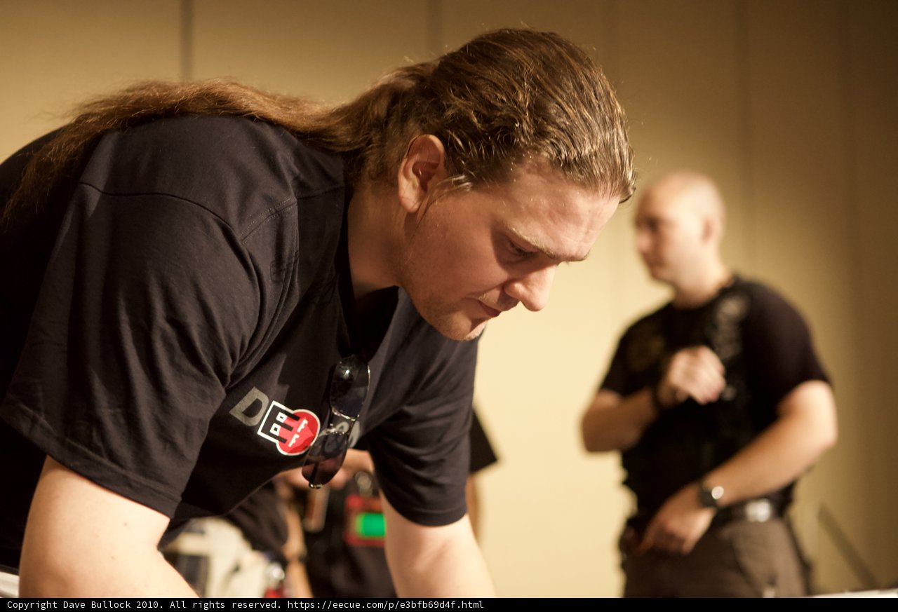 Long-Haired Man Working Out