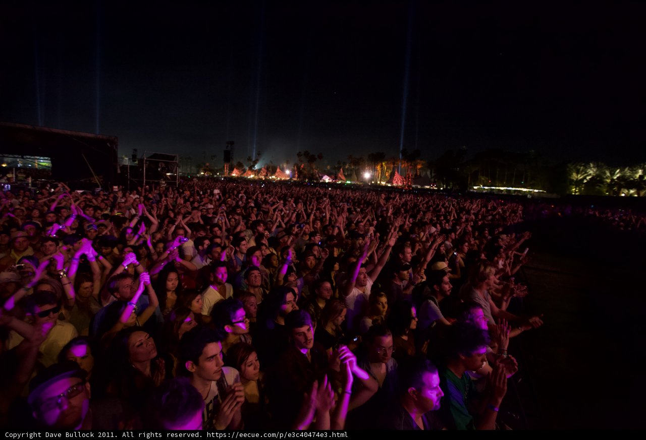Night Sky and Wild Hands at Coachella Concert