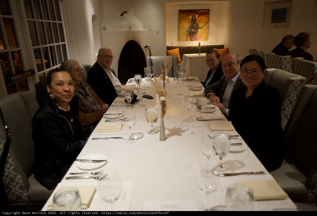 Elegant Dinner Gathering at Upscale Restaurant