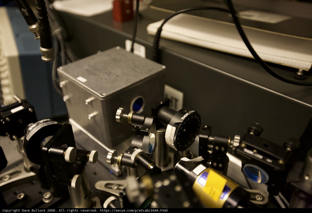 High-Tech Machine in Caltech Quantum Lab