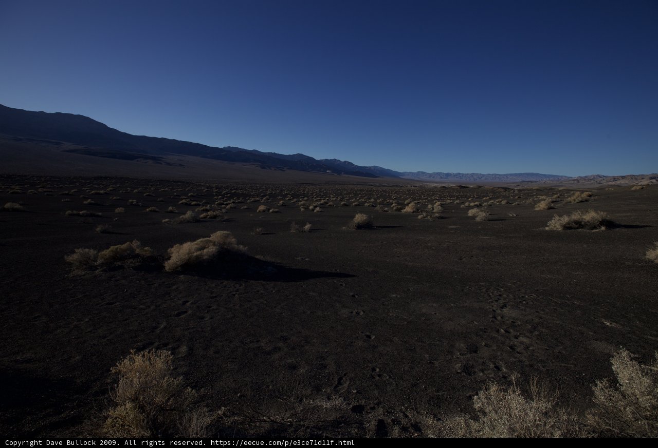 Majestic Mountains in the Death Valley Desert