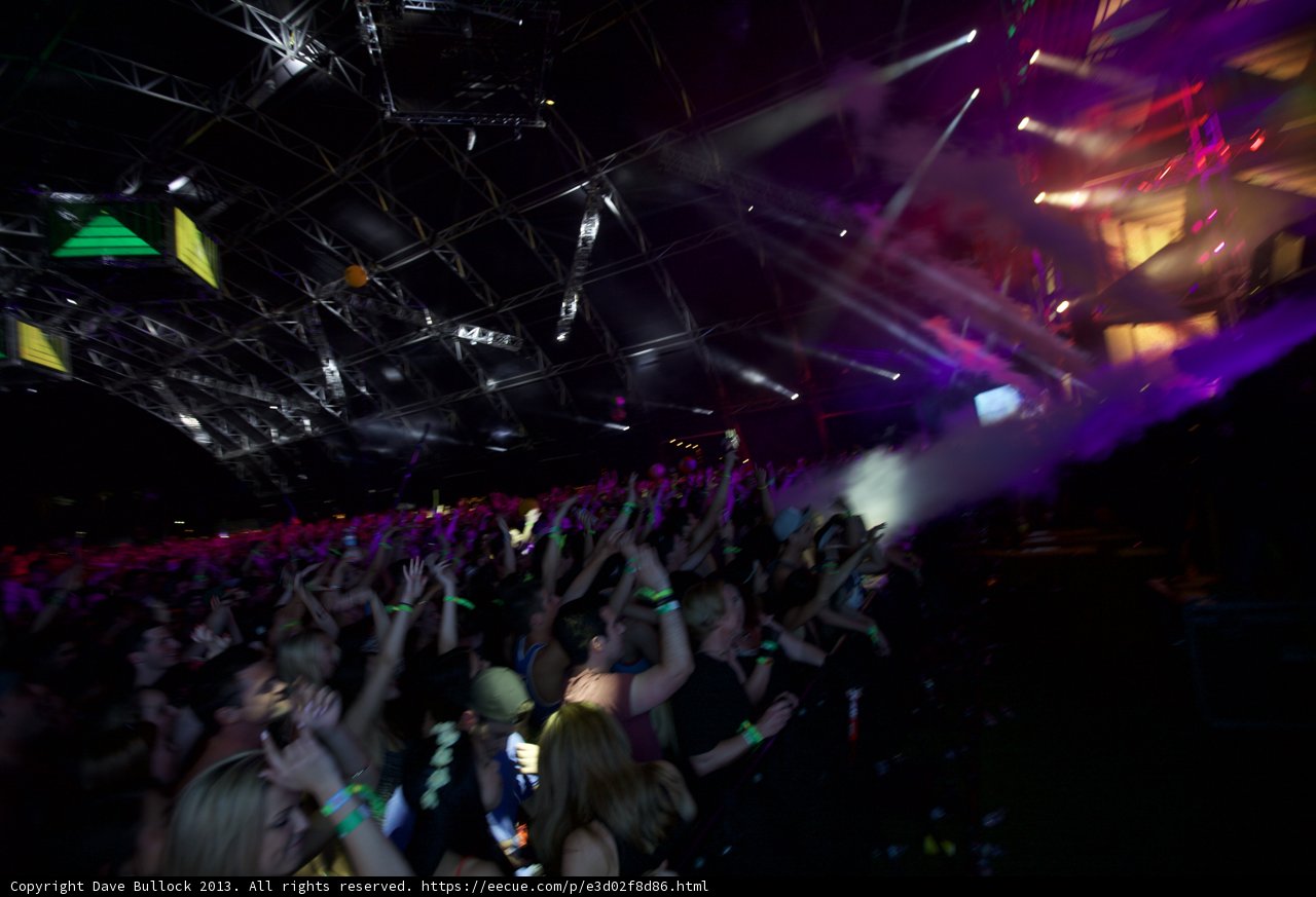 Coachella Concertgoers Enthralled Under the Lights