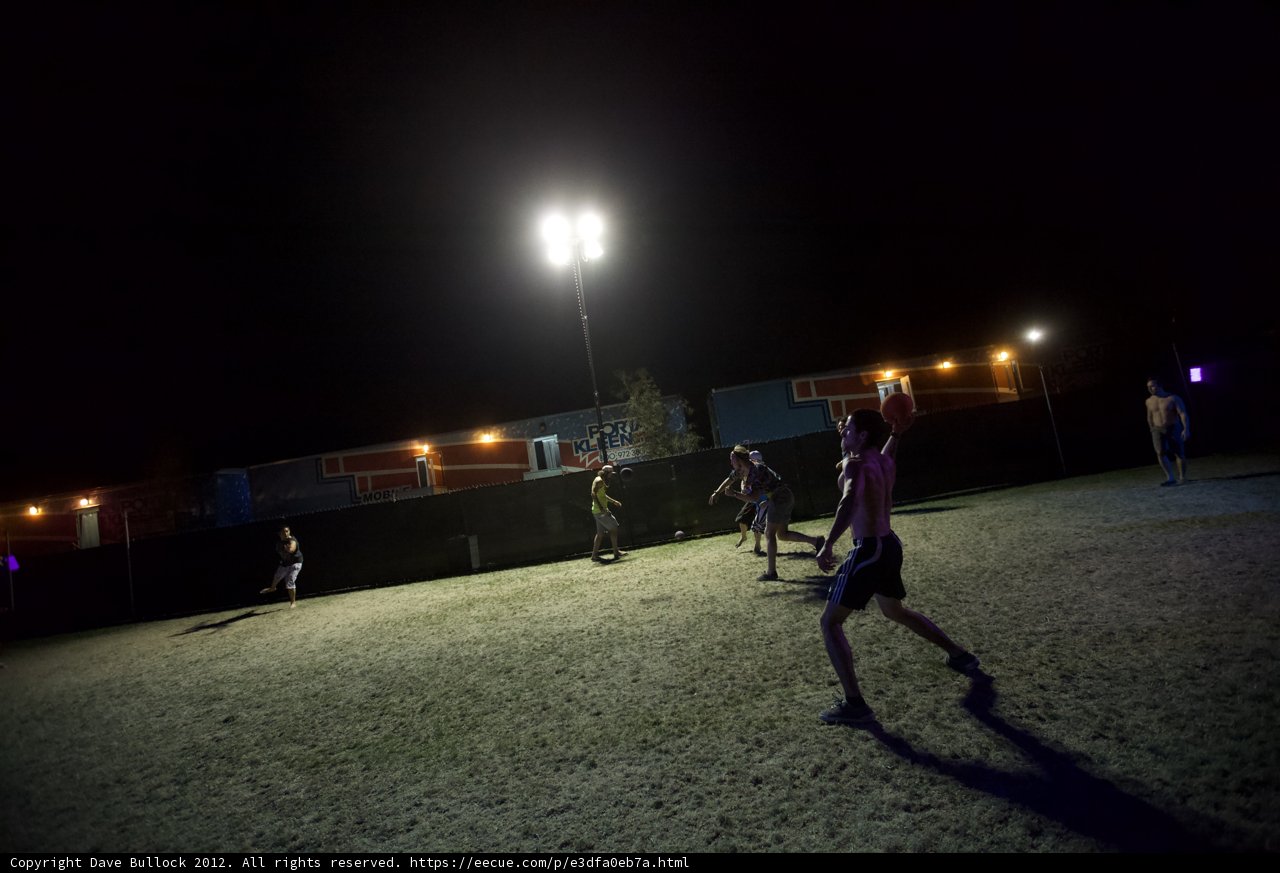 Night Game on the Field