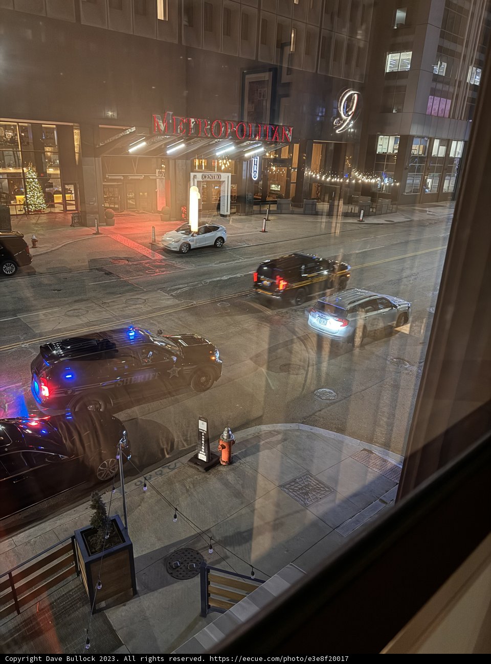Urban Silence - A Cleveland City View at Night