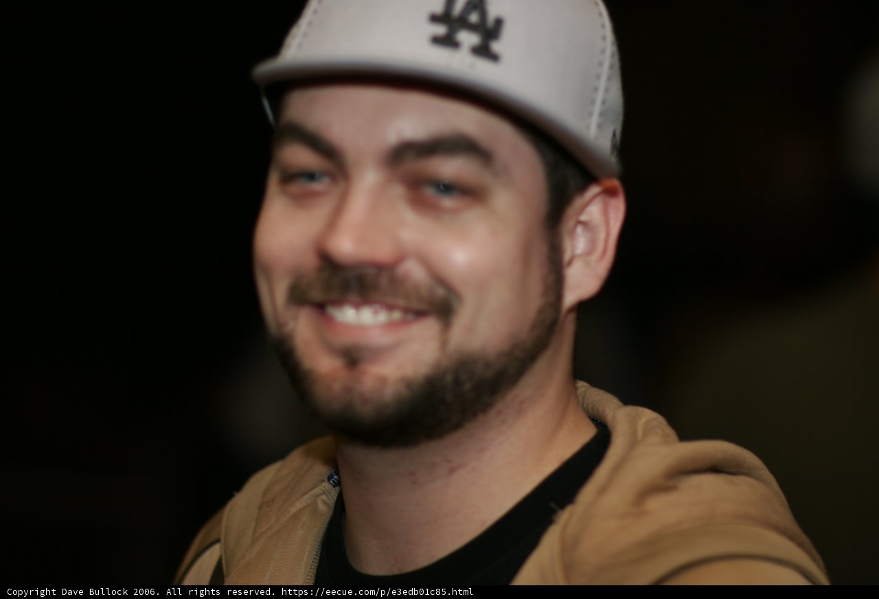 Smiling Michael in his Favorite Baseball Cap