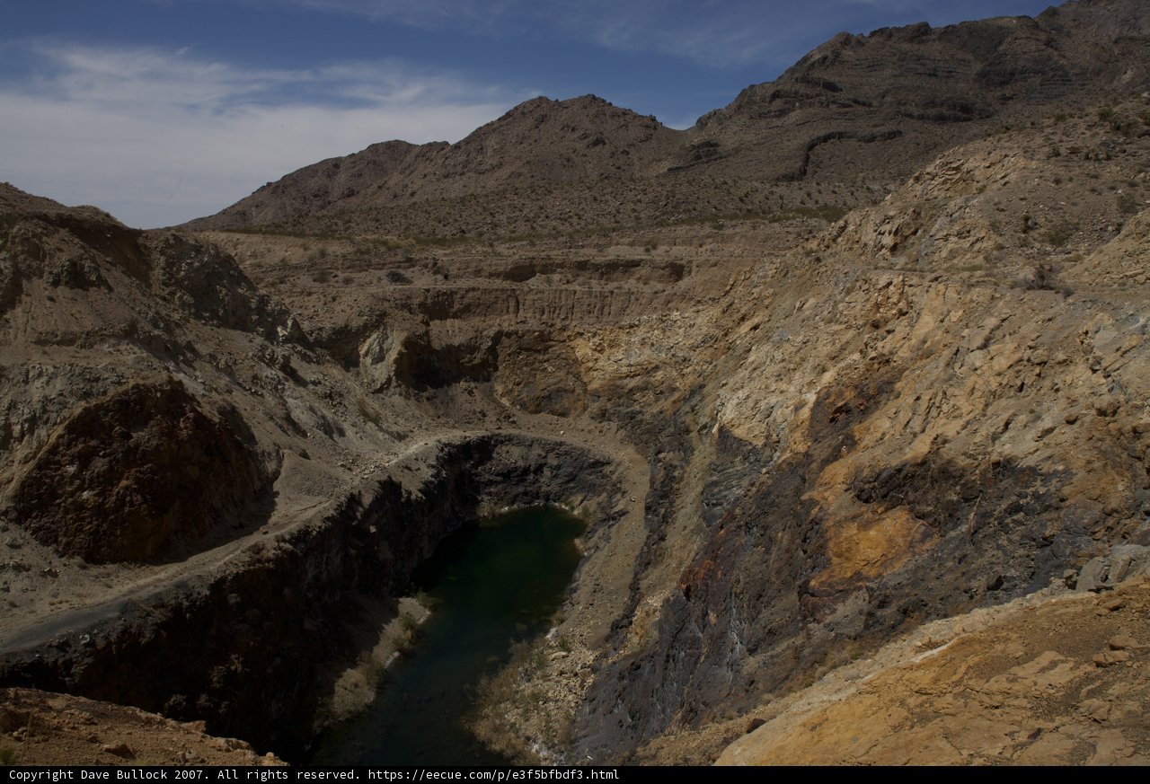 Majestic Canyon Overlooking Small Lake