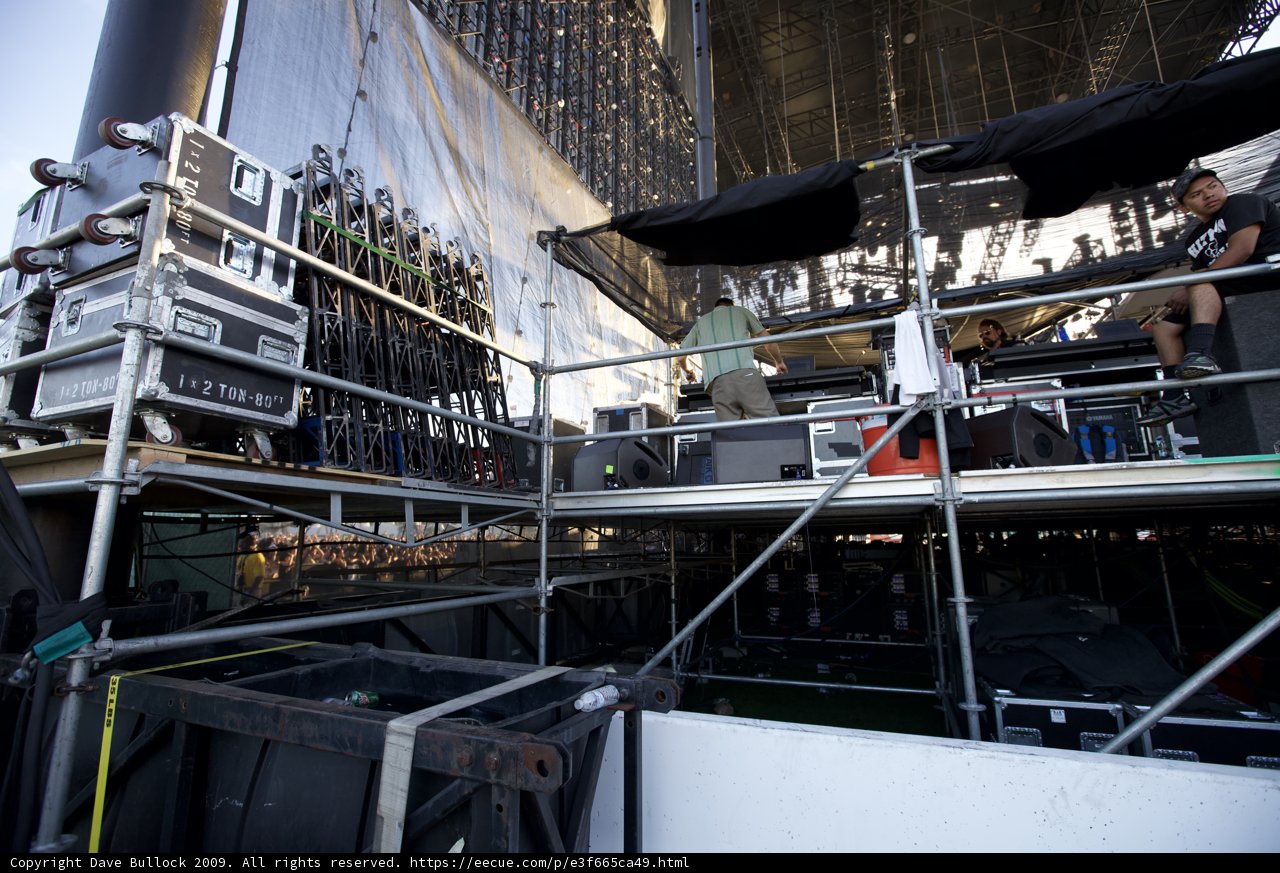 Metal Man on the Coachella Stage