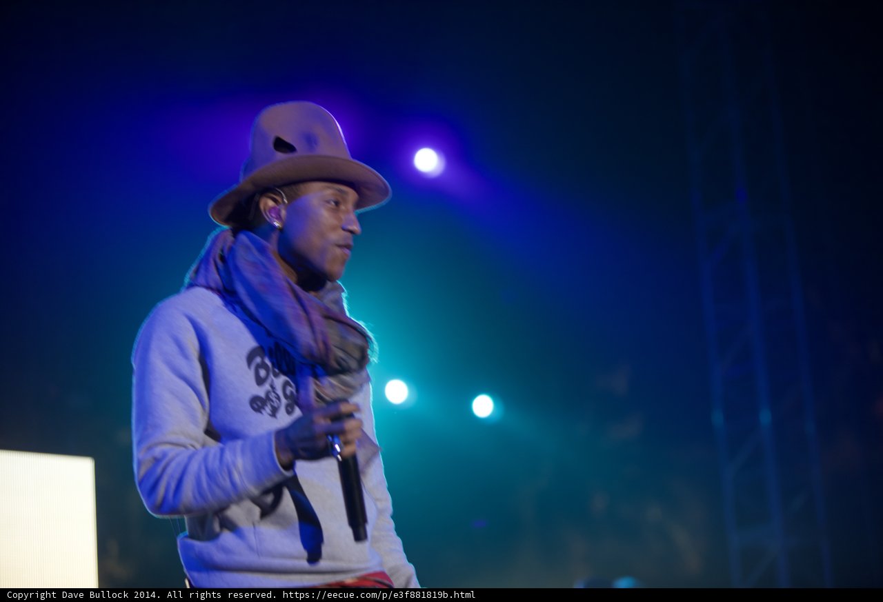 Pharrell Williams rocks the Coachella stage
