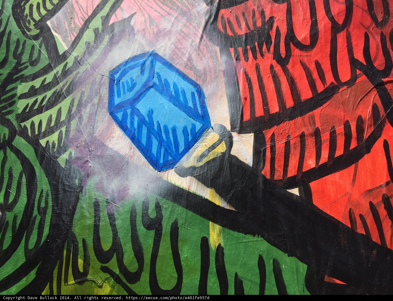 Blue Diamond Mural in Los Angeles