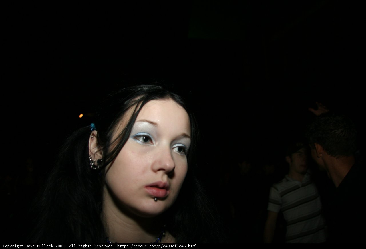 Party Portrait with Blue Eyes