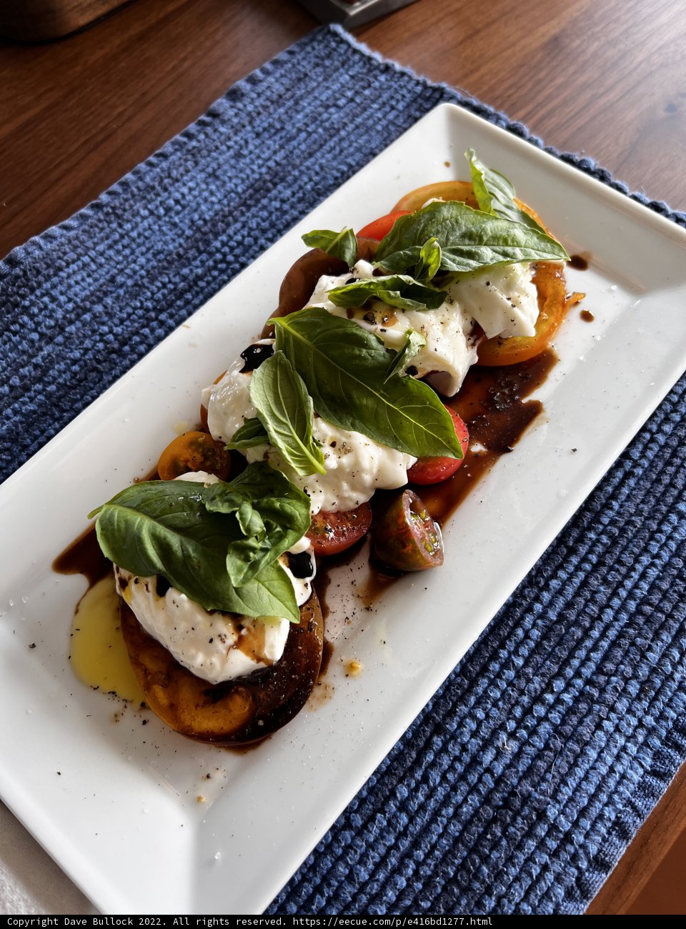 Classic Caprese Salad Plate