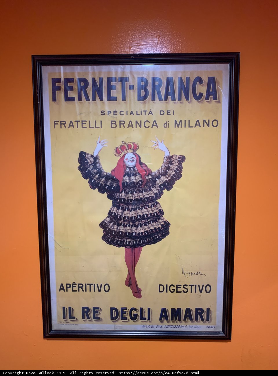 Fernet Branca - Italian Wine Advertisement