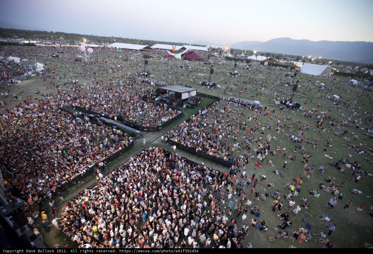 Jam-Packed Concert Crowd at Coachella 2011