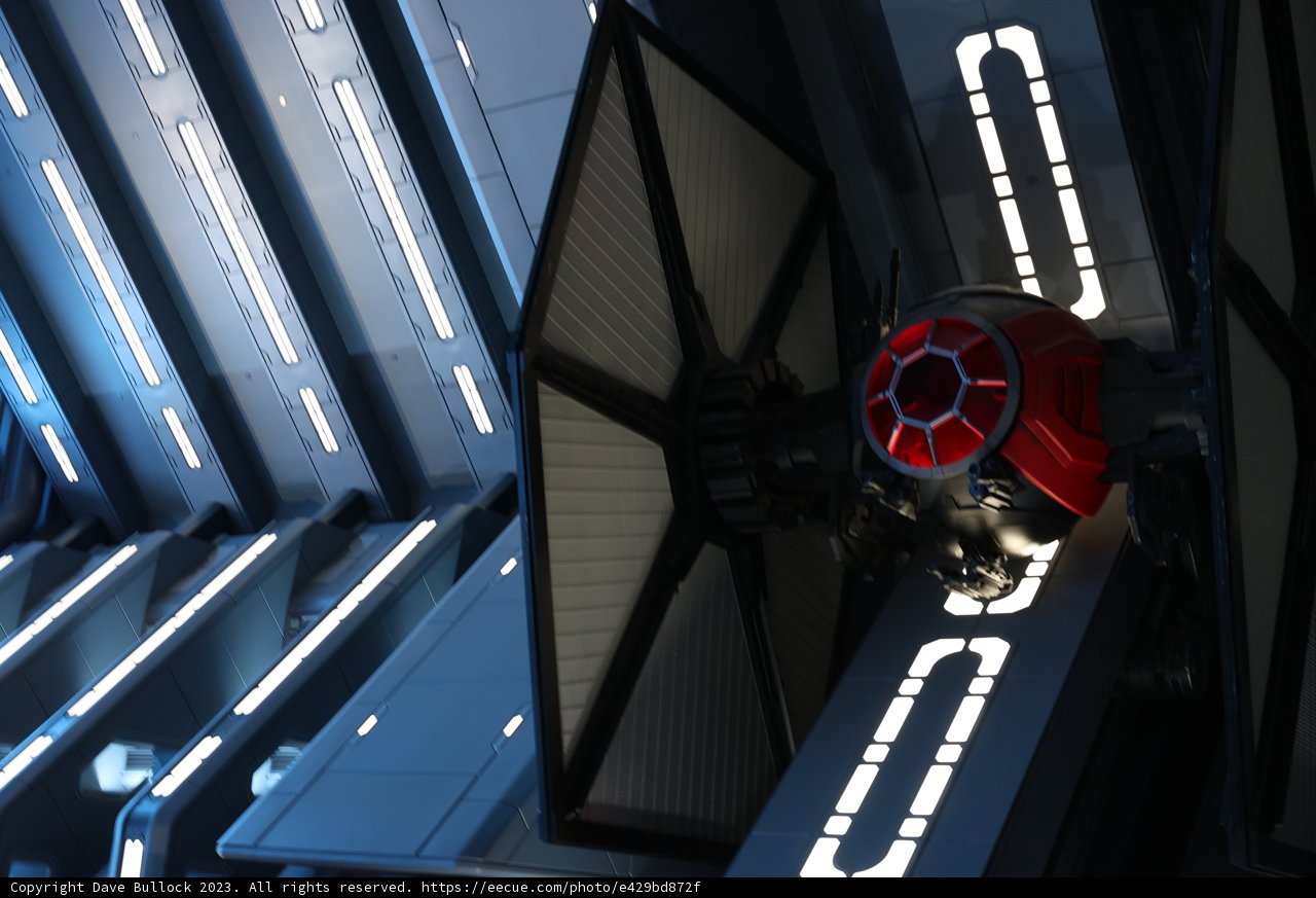 TIE Fighter in the Architectural Hangar