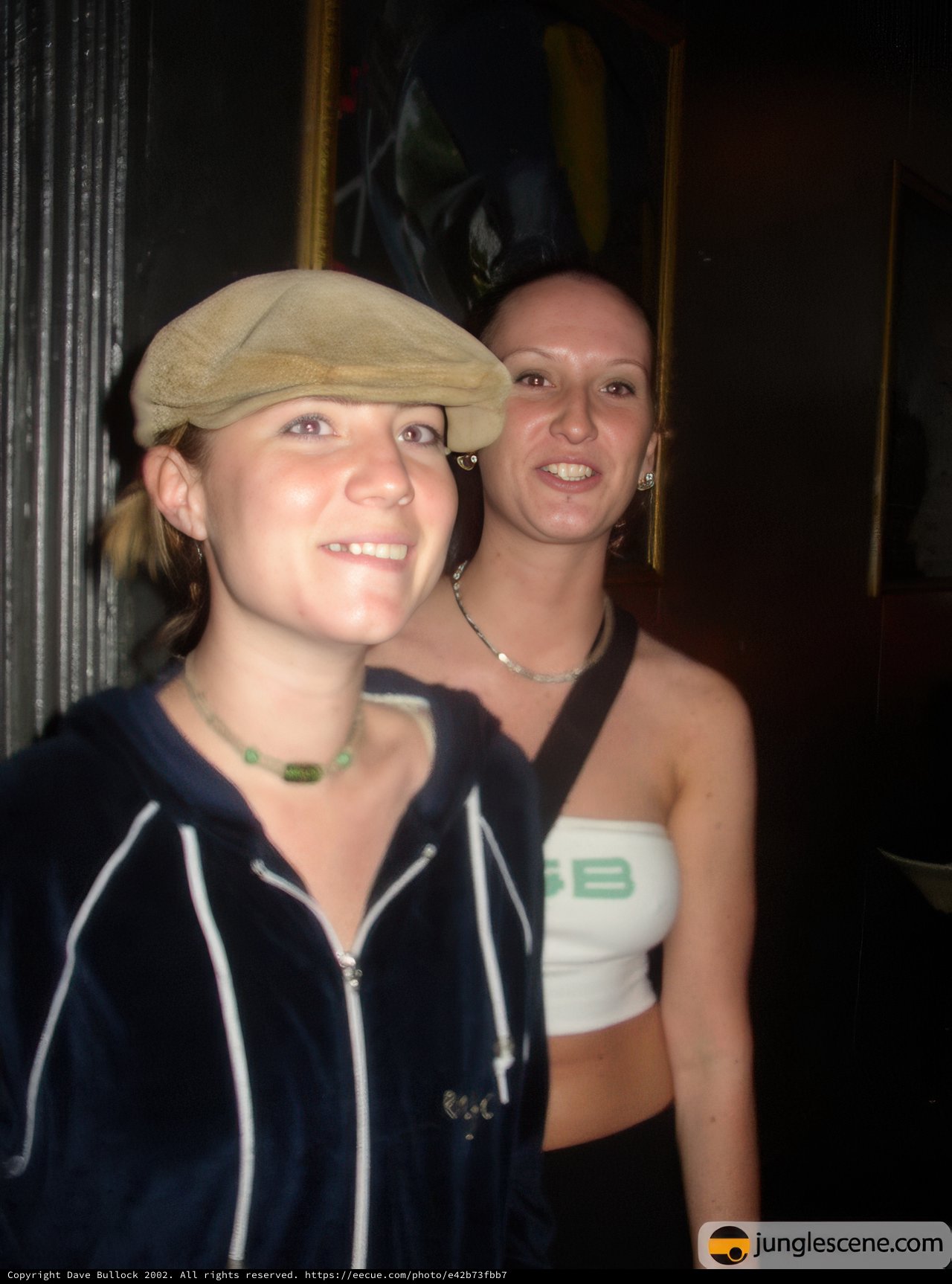 Two Women Posing for a Portrait