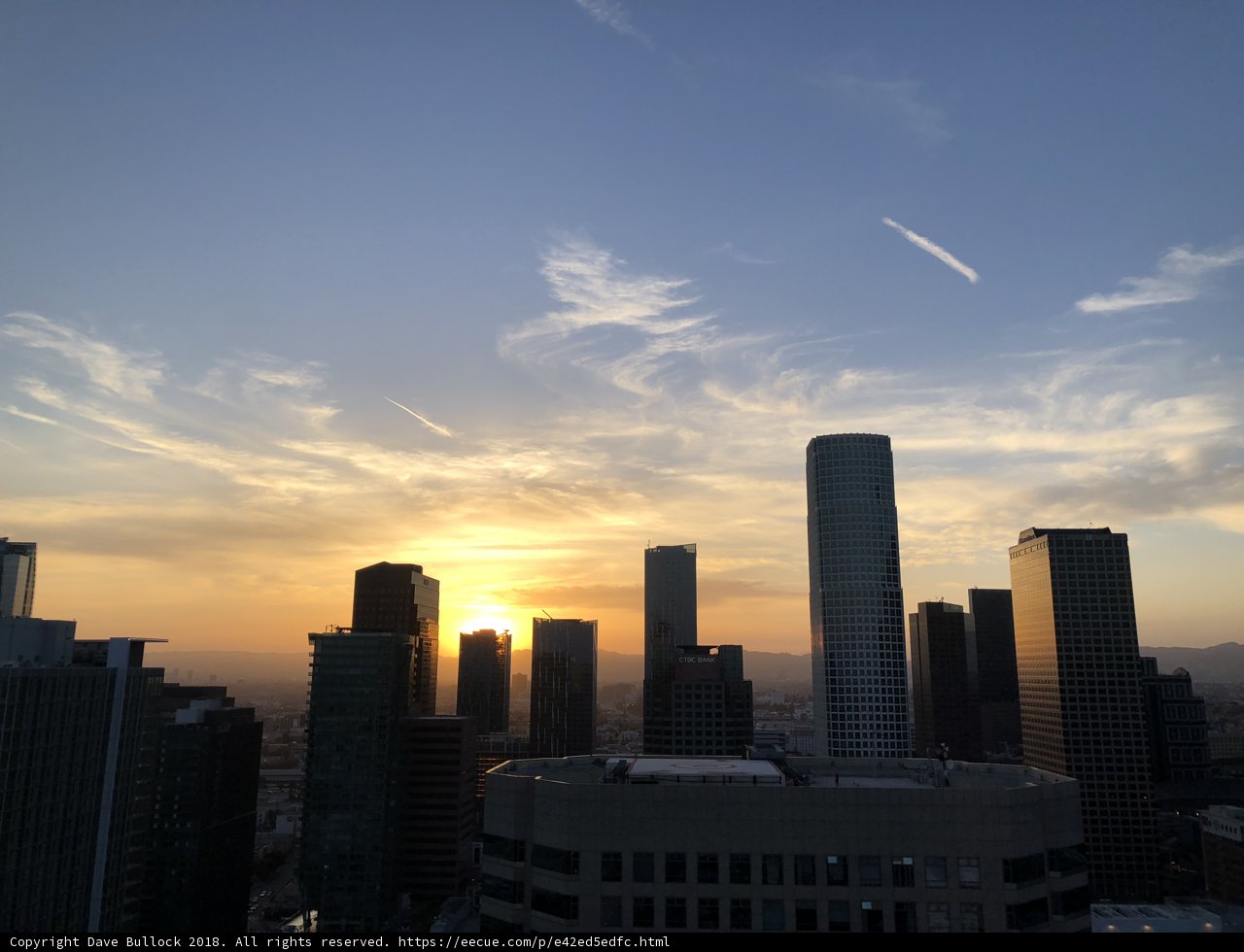 City Silhouette at Sunset