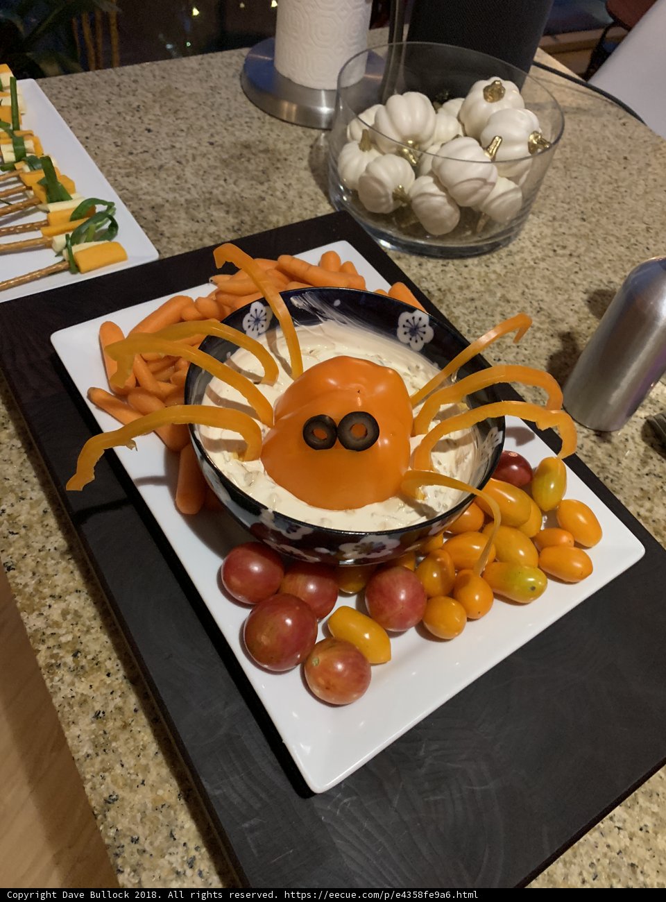 Spooky Spider Dip