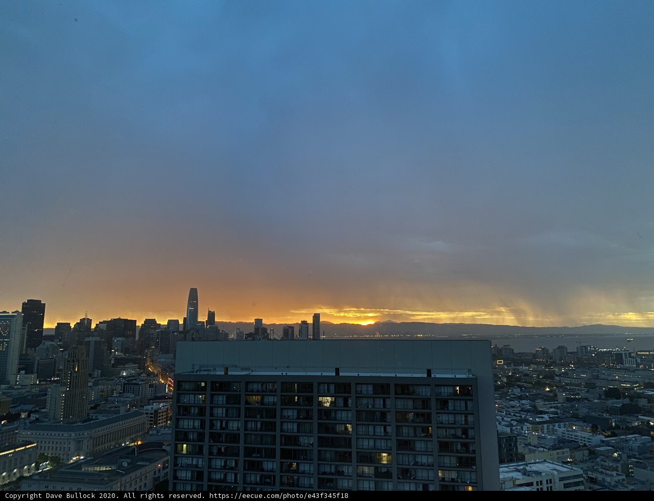 San Francisco Skyline at Sunset
