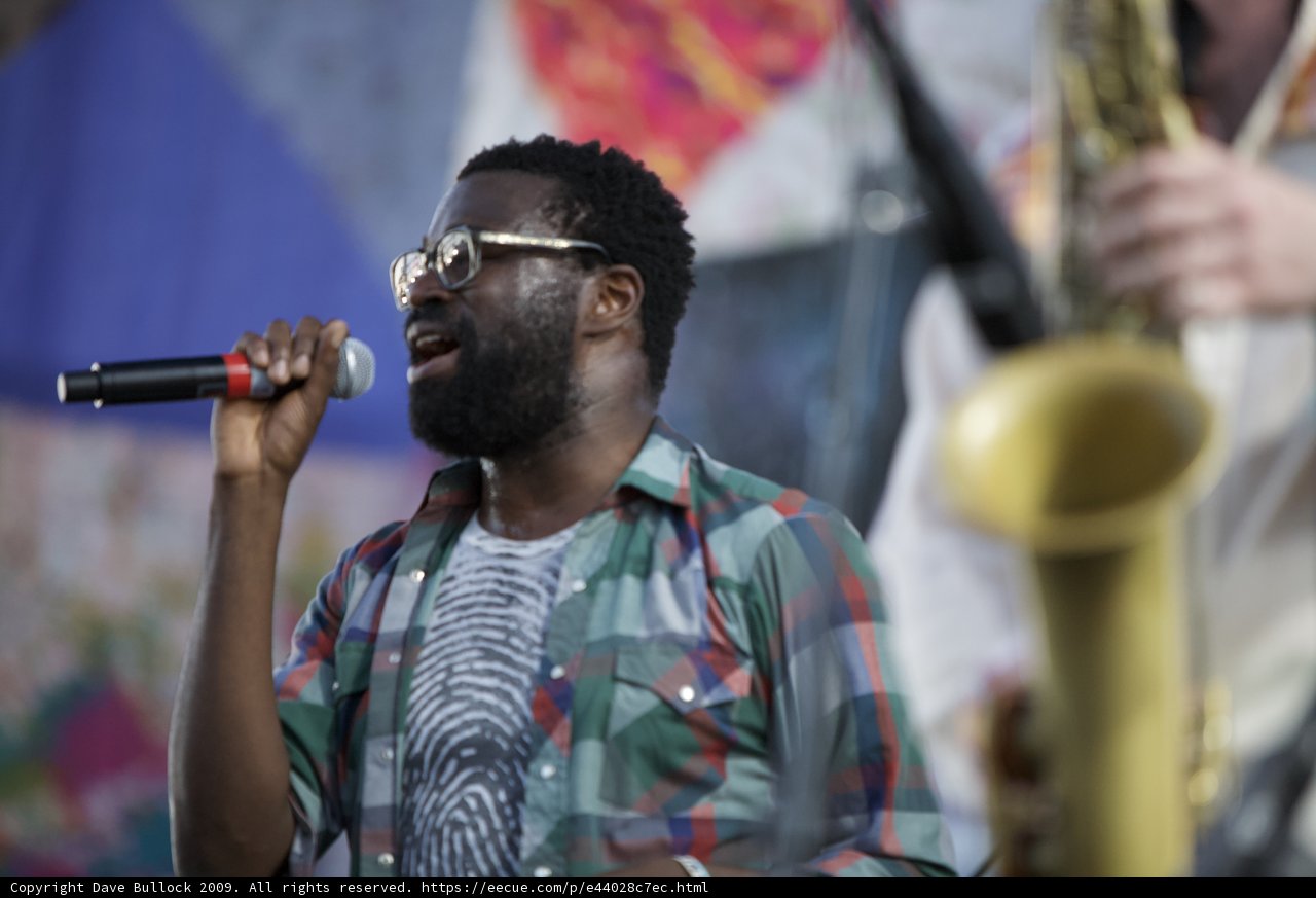 Tunde Adebimpe Rocks Coachella 2009