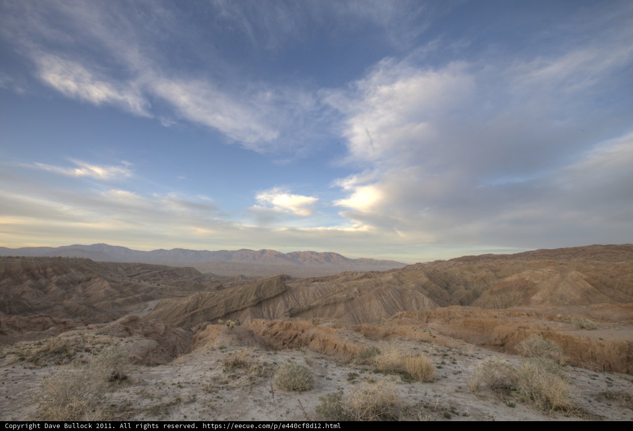 Majestic View of Anza Borrego's Desert
