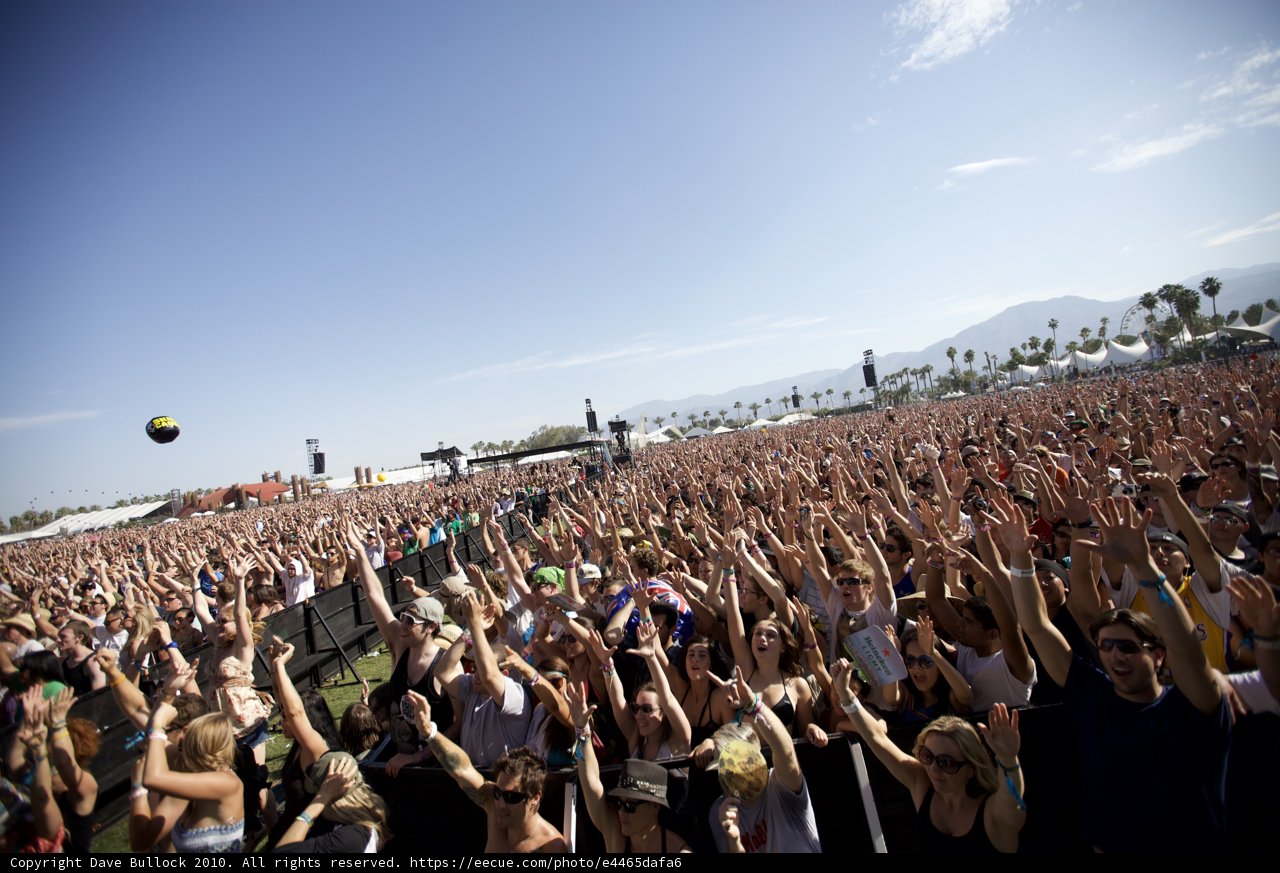 Coachella Crowd Goes Wild