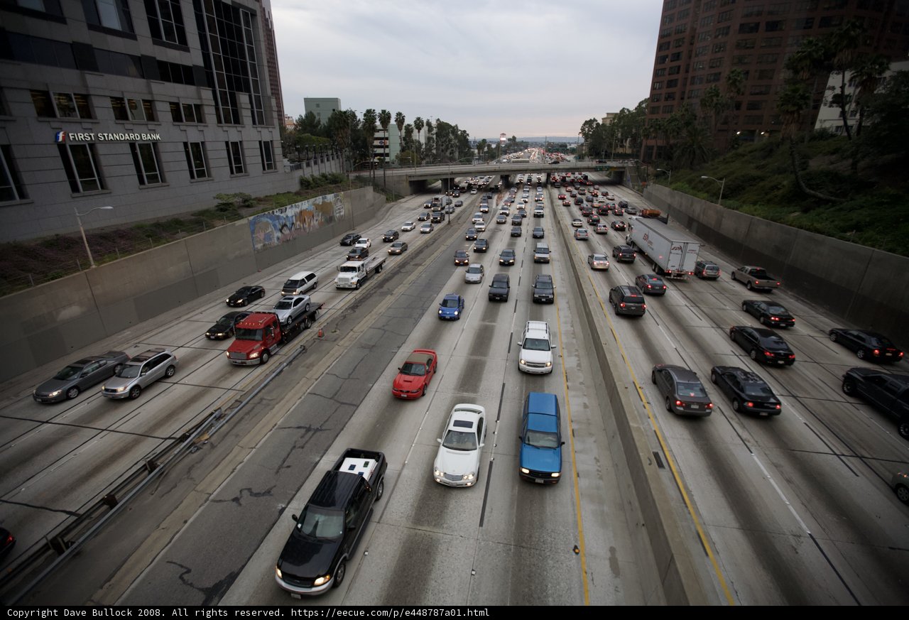Freeway Traffic from Above