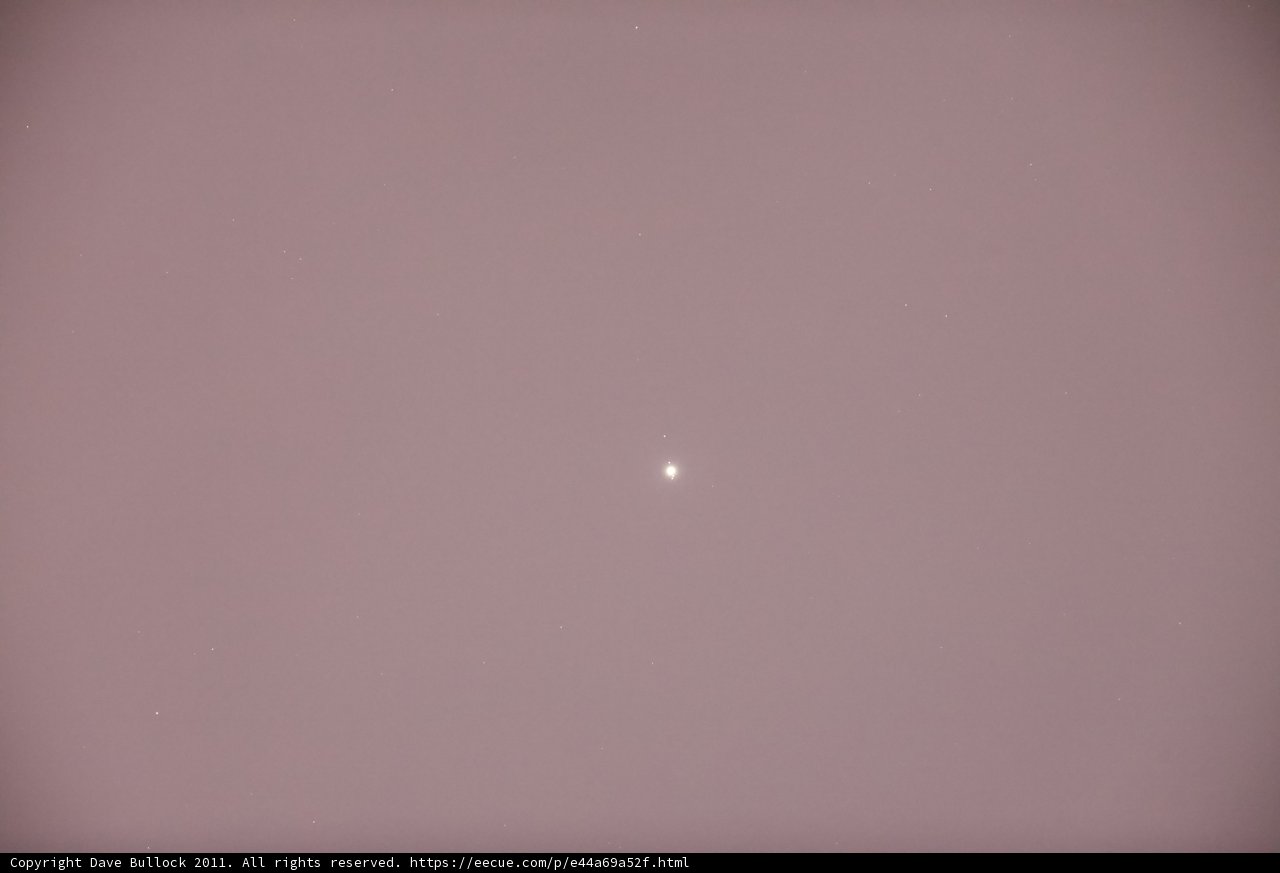 Lone Moon in the Starry Night