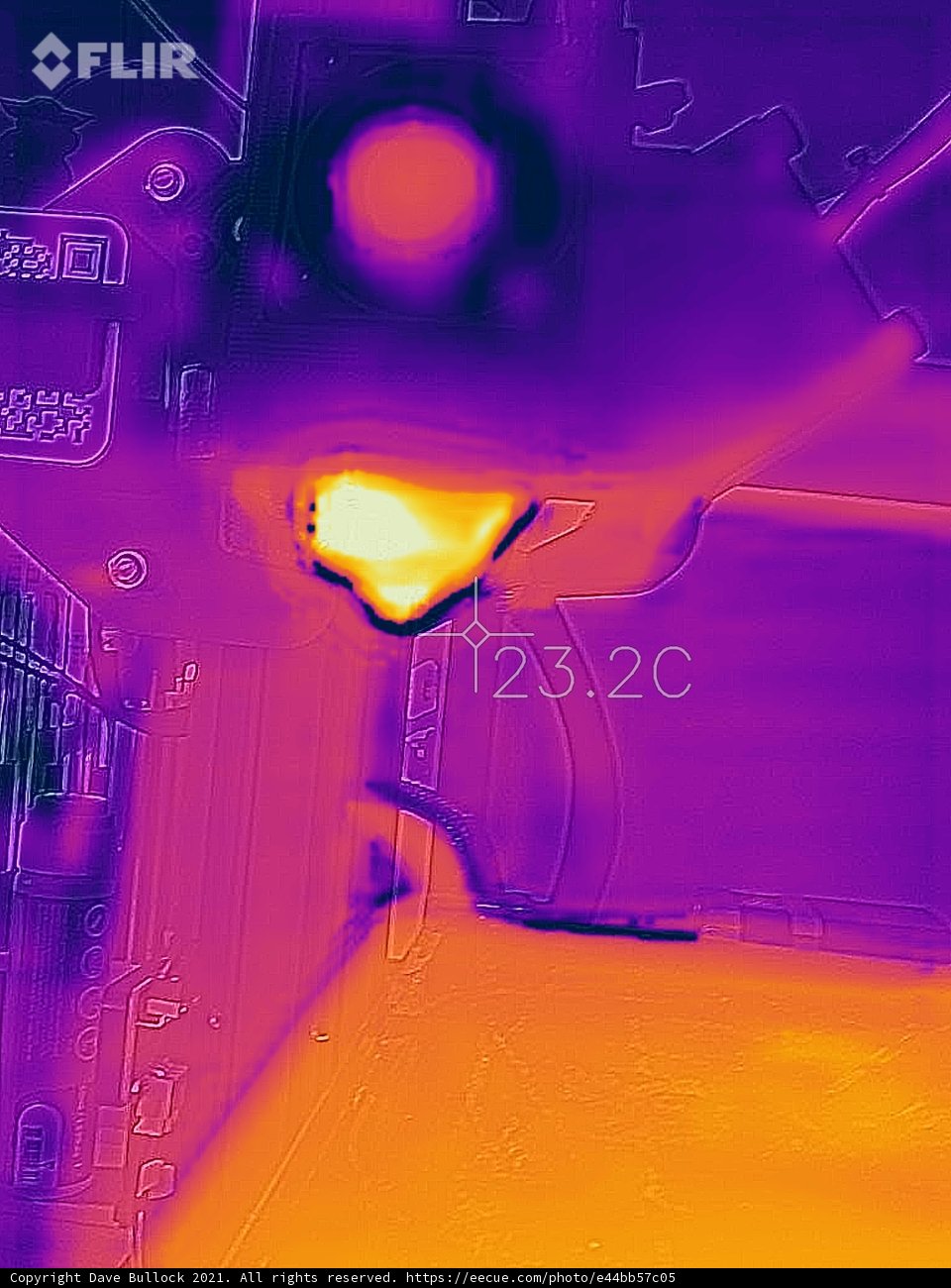 Thermal Imaging of Electronic Component Overheating
