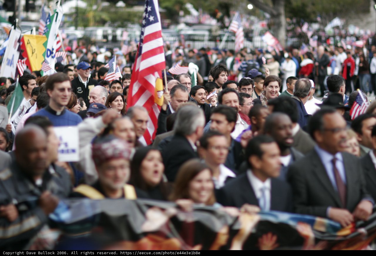 Patriotic Crowd