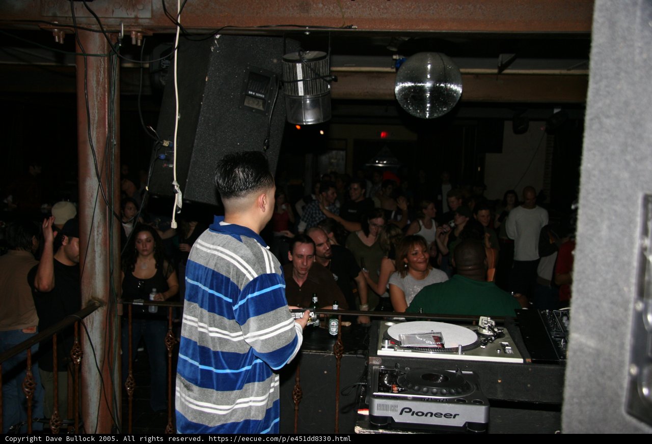 Nightclub DJ in Action