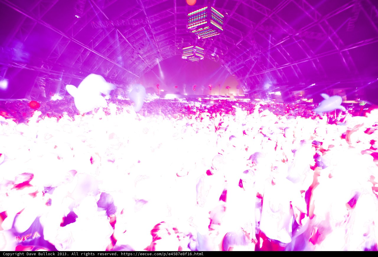 Nightclub Atmosphere at Coachella Concert