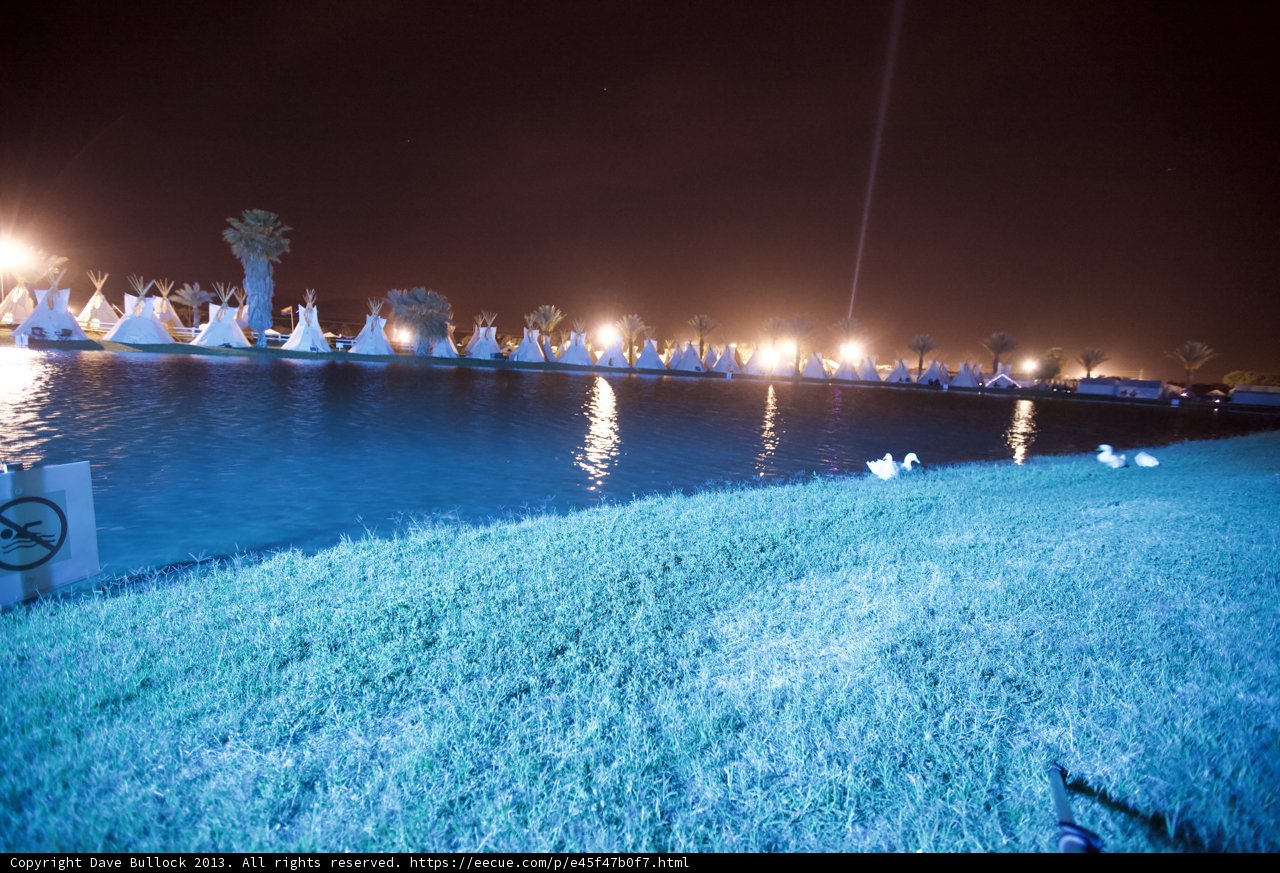 Resort Lake by Night